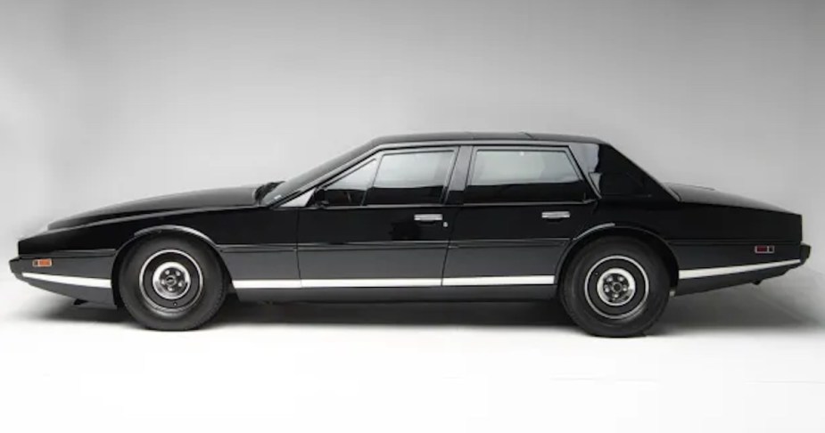 Black Aston Martin Lagonda