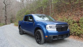 The 2024 Ford Maverick FX4 off-roading