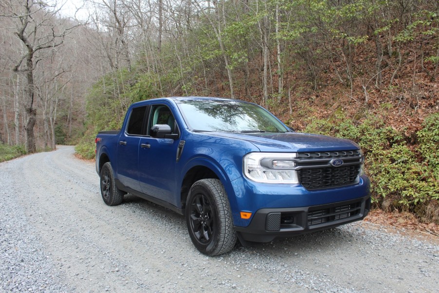 The 2024 Ford Maverick FX4 off-roading