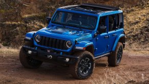 The 2024 Jeep Wrangler off-roading