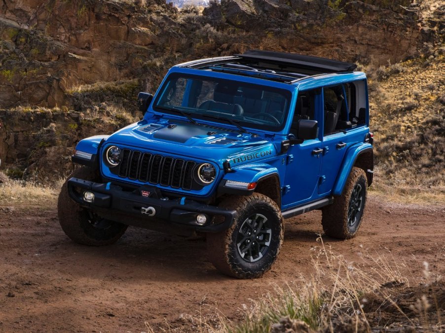 The 2024 Jeep Wrangler off-roading