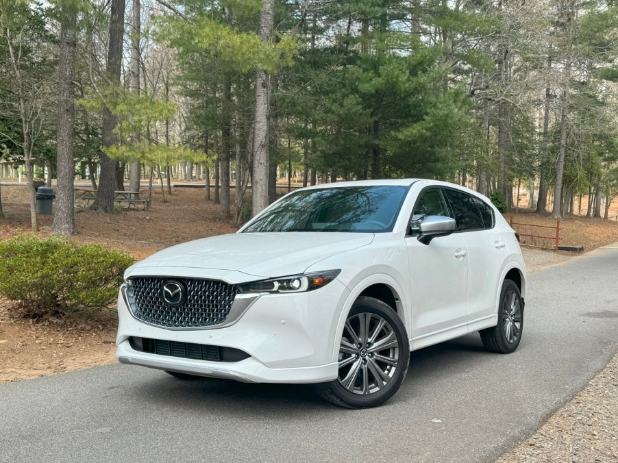 The 2024 Mazda CX-5 in a park