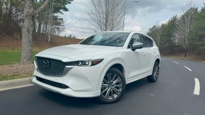 The 2024 Mazda CX-5 on the road