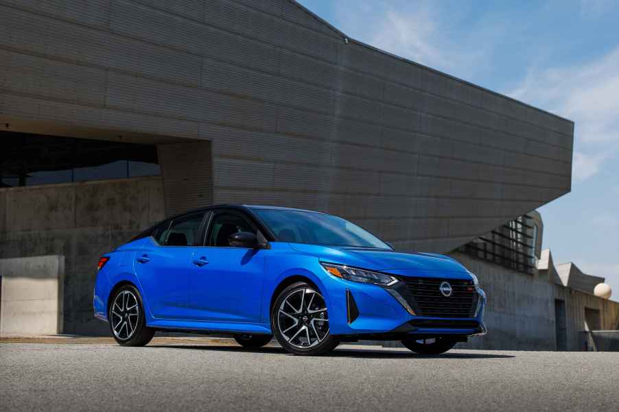 Blue 2024 Nissan Sentra