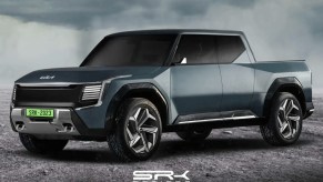 A rendering of the new Kia Tasman ruck