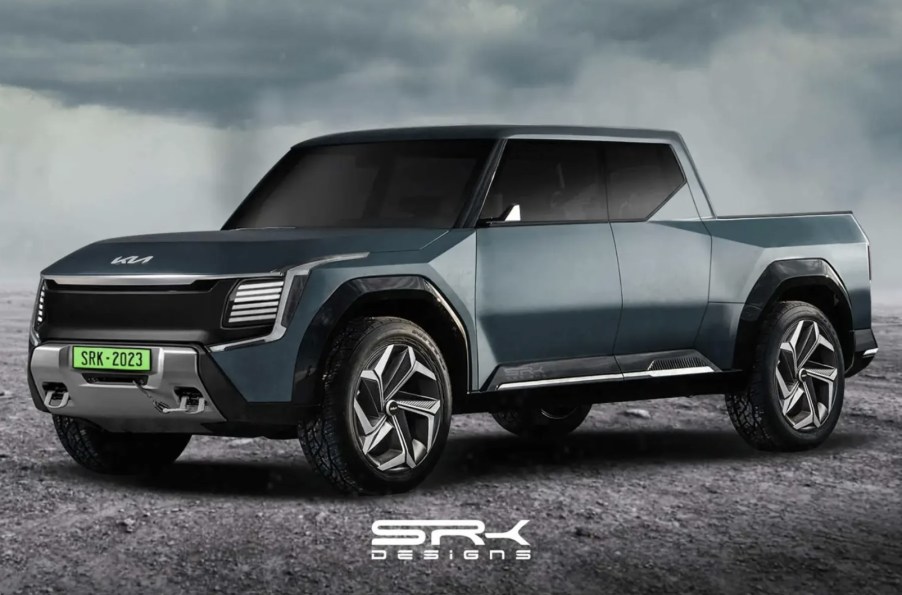 A rendering of the new Kia Tasman ruck