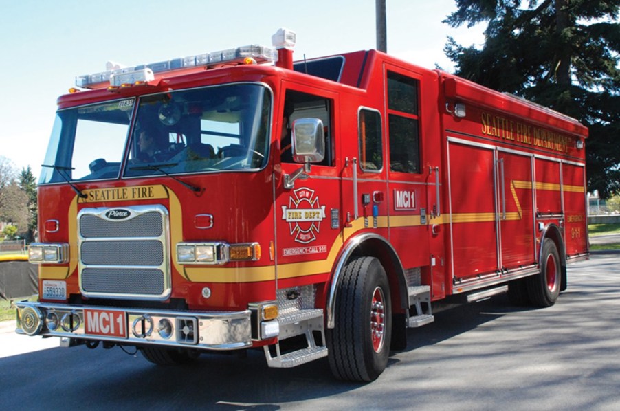 A Seattle Fire Department Mass Casualty Incident truck.