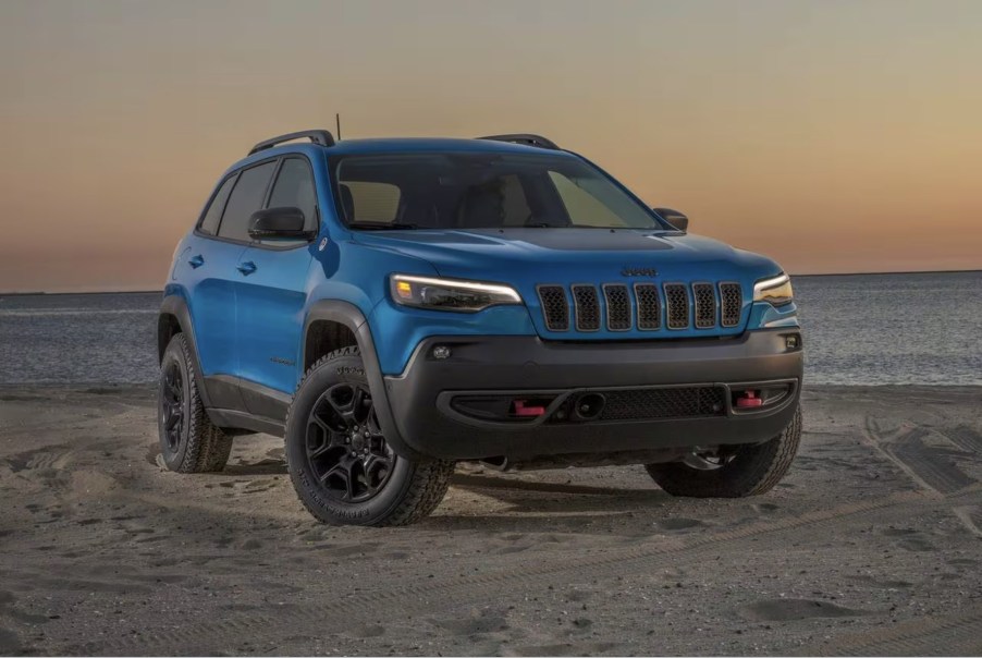 The 2023 Jeep Cherokee on the beach