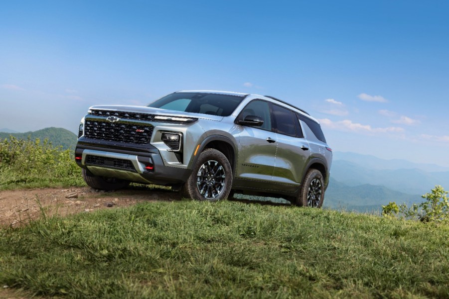 The 2024 Chevrolet Traverse Z71 off-roading