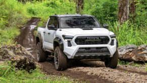 The 2024 Toyota Tacoma Hybrid off-roading