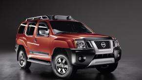 A 2015 Nissan Xterra on display