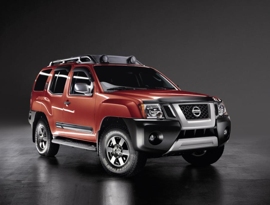 A 2015 Nissan Xterra on display