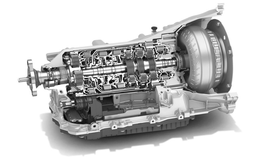 Cutaway of an automatic transmission