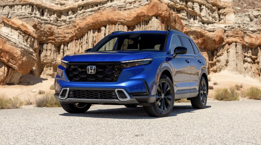 The 2024 Honda CR-V off-roading