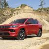 The 2024 Jeep Compass off-roading in sand