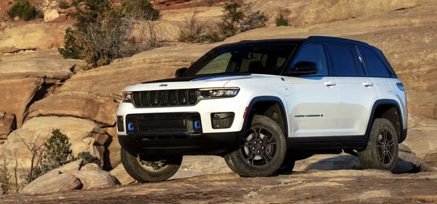 The2024 Jeep Grand Cherokee off-roading