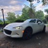 The 2024 Mazda MX-5 Miata parked at dusk