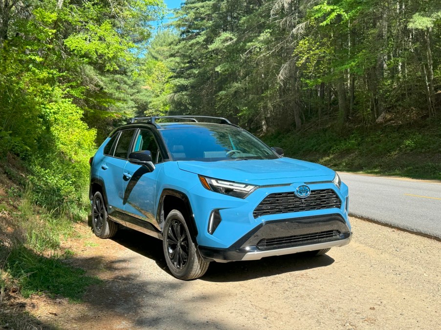 The 2024 Toyota RAV4 Hybrid off-roading