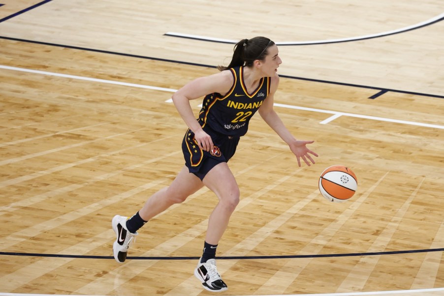 Caitlin Clark playing in the WNBA