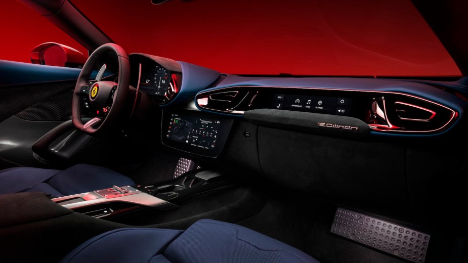 The inside of Ferrari's new 12Cilindri Berlinetta