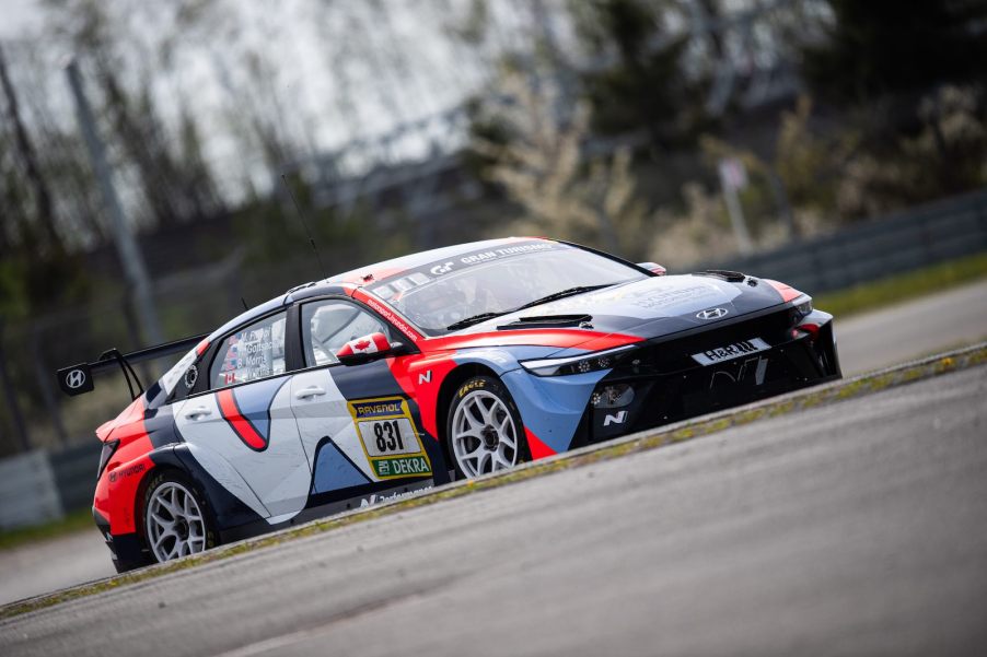 Hyundai race car at Nurburgring