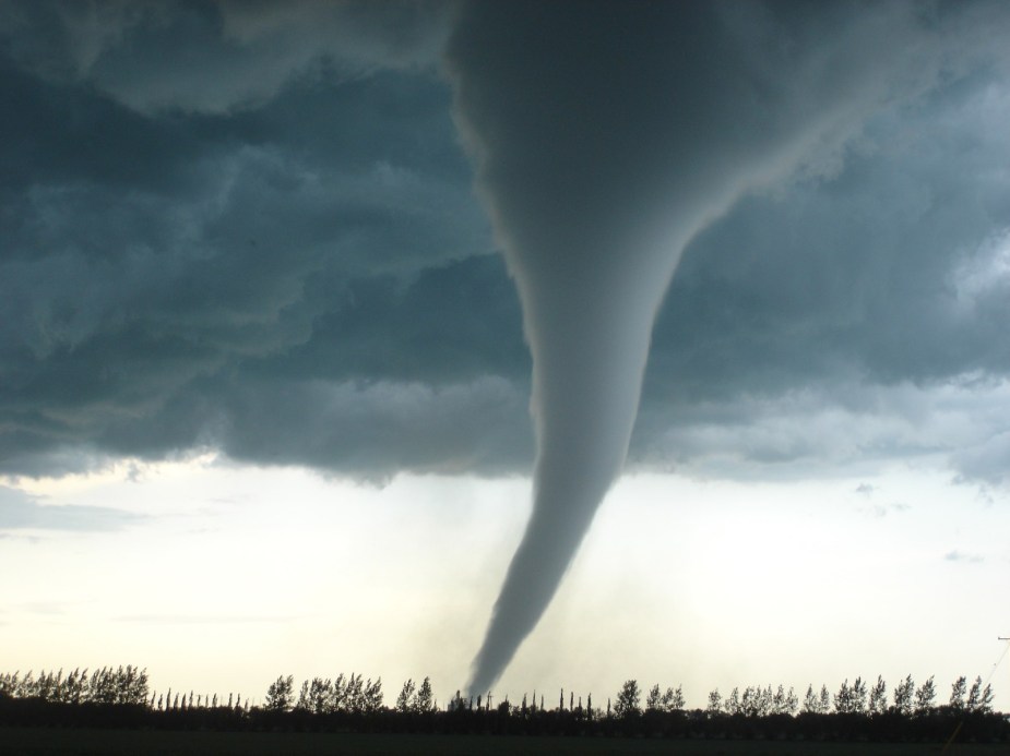 Tornado on the horizon