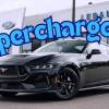 A supercharged Ford Mustang GT from the S650 generation at Lebanon Ford Performance.