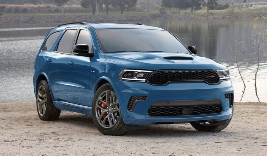 The 2024 Dodge Durango in a parking lot