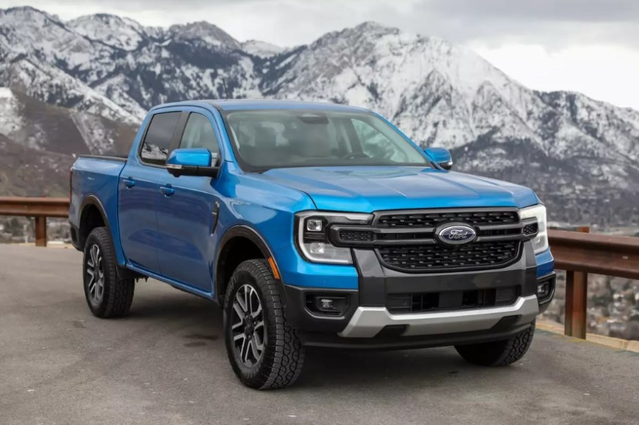 The 2024 Ford Ranger near a scenic view