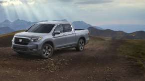 The 2024 Honda Ridgeline off-roading