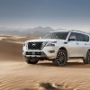 The 2024 Nissan Armada off-roading in sand