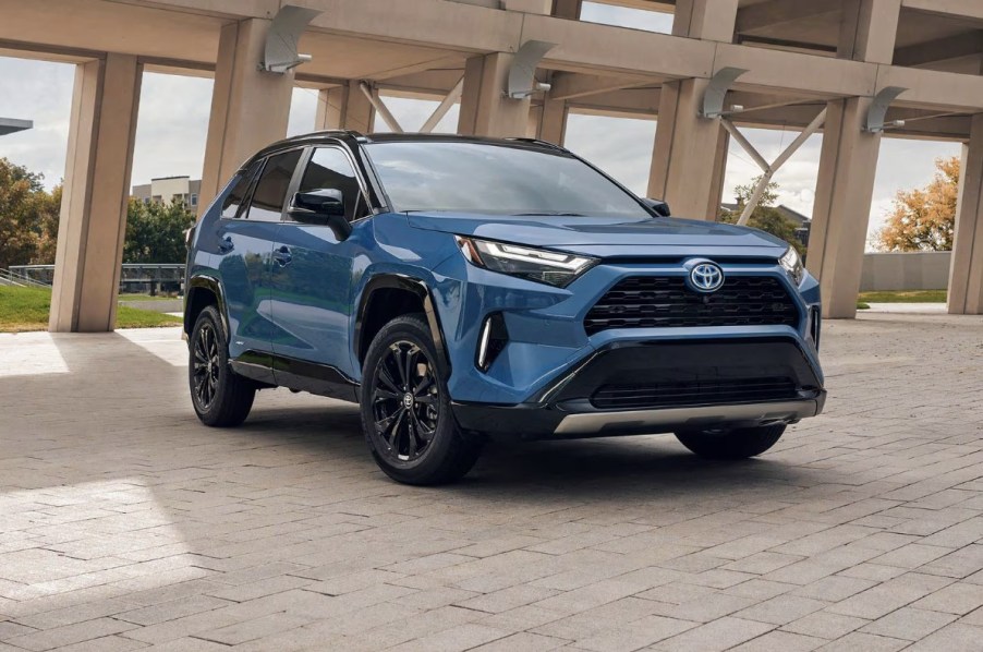 The 2024 Toyota RAV4 on display