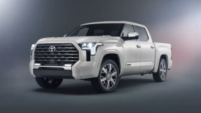 The 2024 Toyota Tundra on display