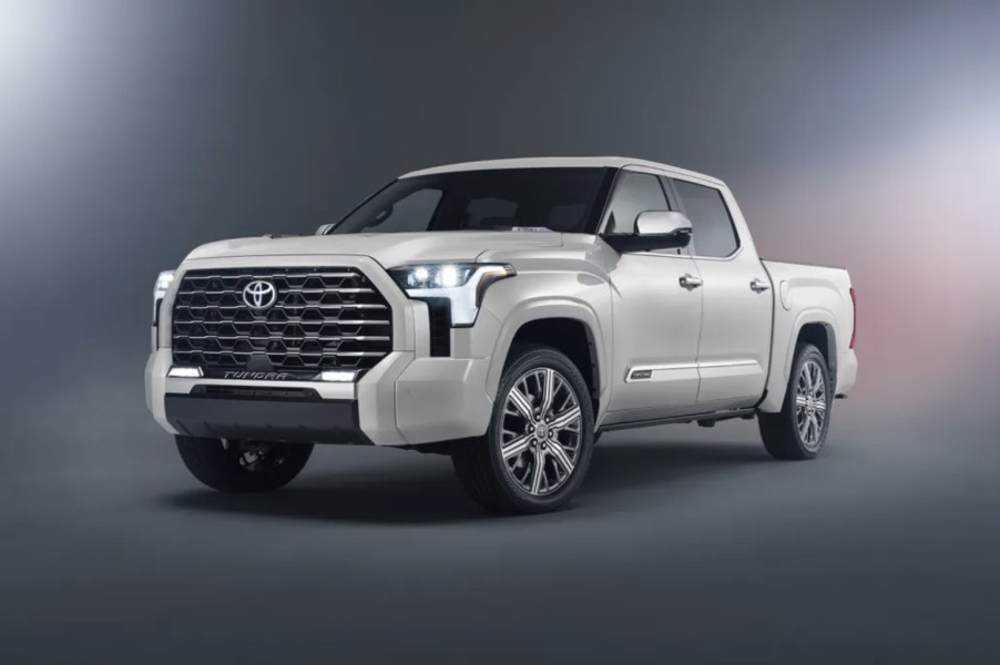 The 2024 Toyota Tundra on display