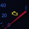 A vehicle flashes a check engine light as it enters 'limp mode'.