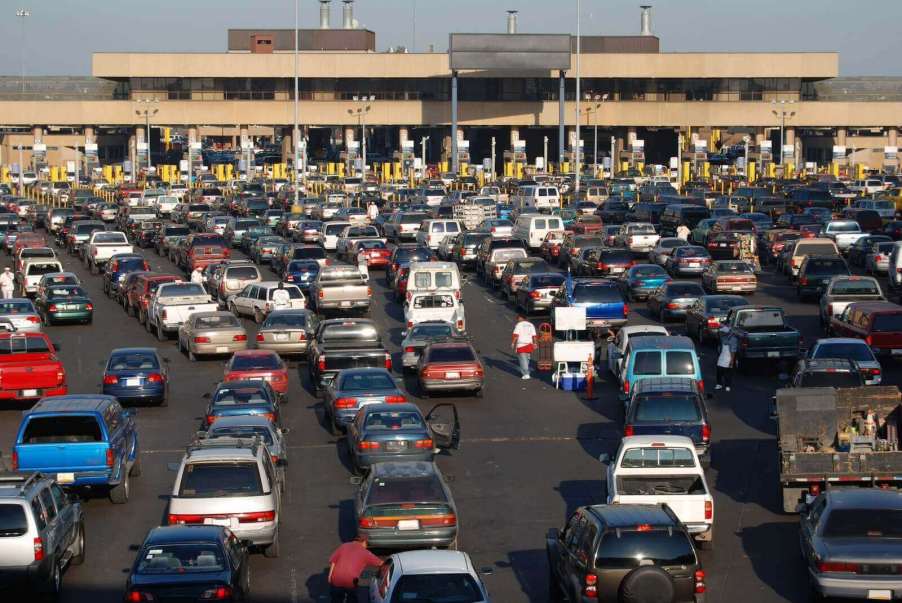 If you drive across the US-Mexico border with a gun in your car, you'll be breaking the law.