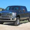 The 2016 Ford Super Duty parked on dirt