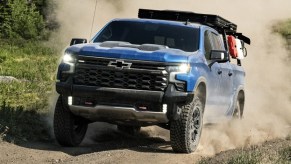 The 2024 Chevy Silverado off-roading