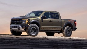 The 2024 Ford F-150 Raptor off-roading