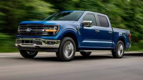 The 2024 Ford F-150 on the road