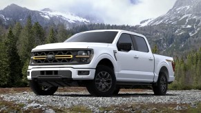 The 2024 Ford F-150 in gravel