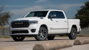 The 2025 Ram 1500 on the road