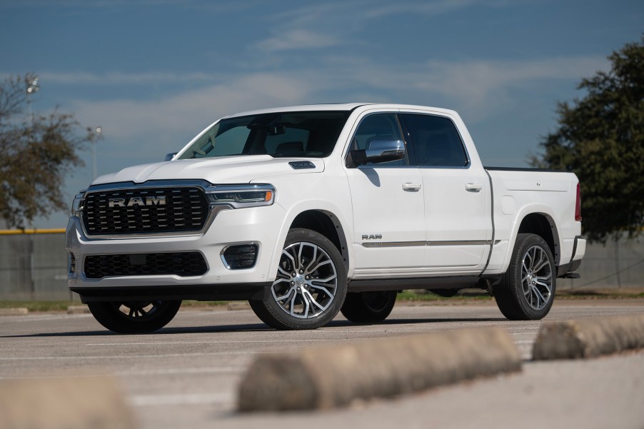 The 2025 Ram 1500 on the road