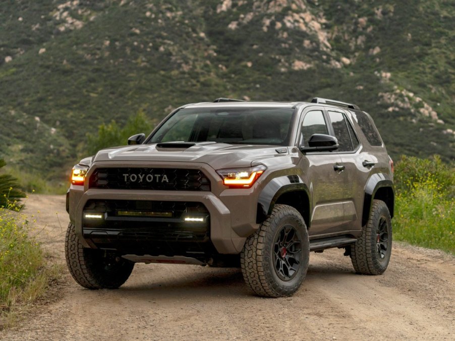 The 2025 Toyota 4Runner on a dirt road