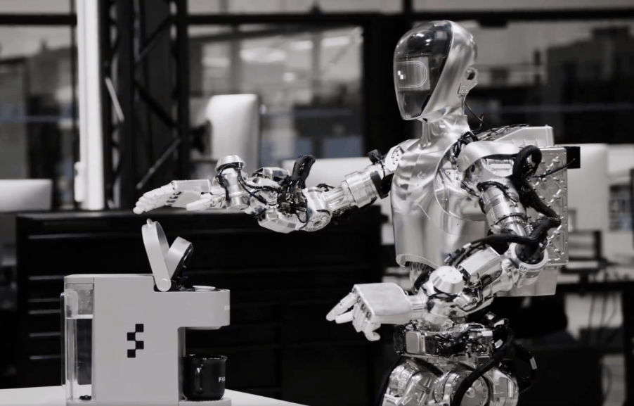 The BMW humanoid robot making coffee