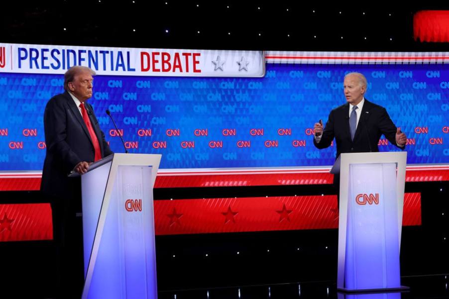 President Joe Biden and Donald Trump face off in a debate ahead of the presidential election.