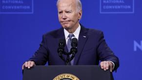 President Joe Biden, a former vice president and Chevrolet Corvette owner, takes the stage.