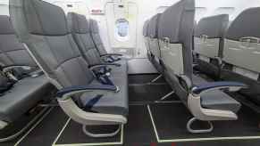 Airplane seats in 2024 Southwest Airlines announced it will move to assigned passenger seating