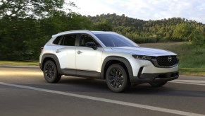 The 2024 Mazda CX-50 on the road