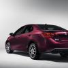 An 11th-generation Toyota Corolla sedan shows off its rear-end styling.